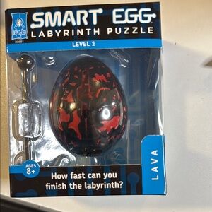 Smart Egg Lava Labyrinth Puzzle - Red and Black